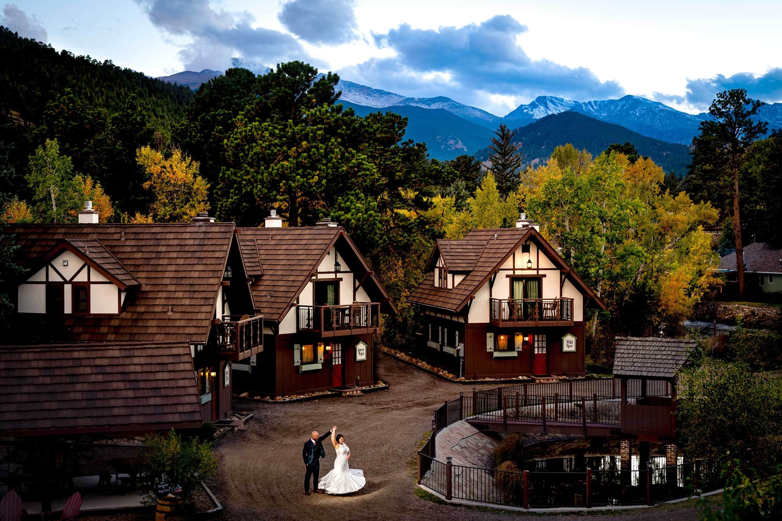 The Landing at Estes Park Colorado Fall Wedding