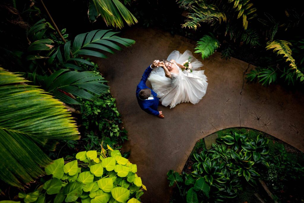 Denver Botanic Garden Wedding Portraits