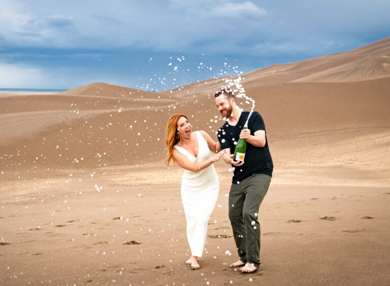 Great Sand Dunes Engagement Session in Colorado