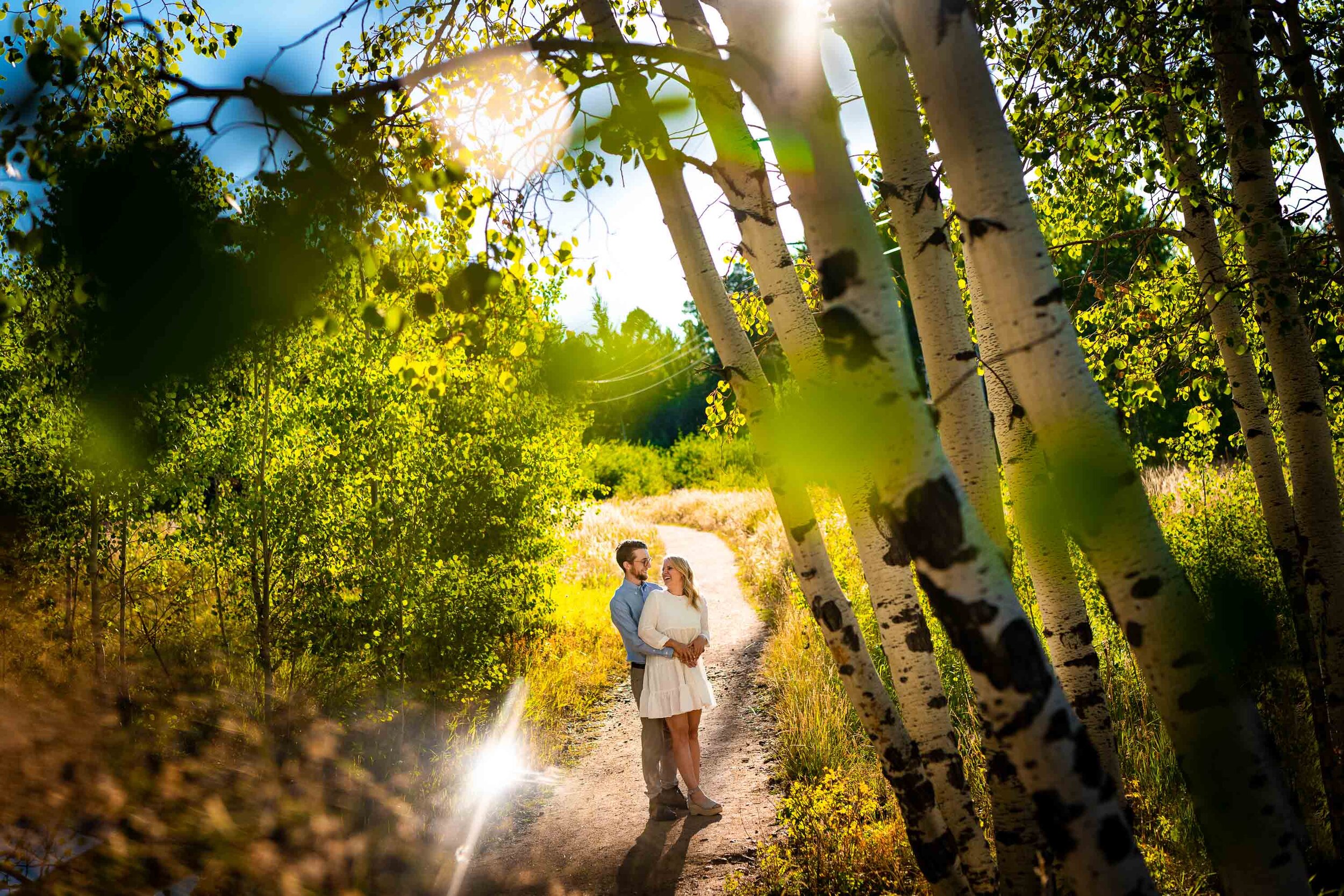 Engaged couple takes engagement photos during golden hour in the fall at Meyer Ranch Park, Colorado, Engagement Session, Engagement Photos, Engagement Photos Inspiration, Engagement Photography, Engagement Photographer, Meyer Ranch Park, Morrison Engagement Photos, Morrison engagement photos, Morrison engagement photographer, Colorado engagement photos, Colorado engagement photography, Colorado engagement photographer, Colorado engagement inspiration