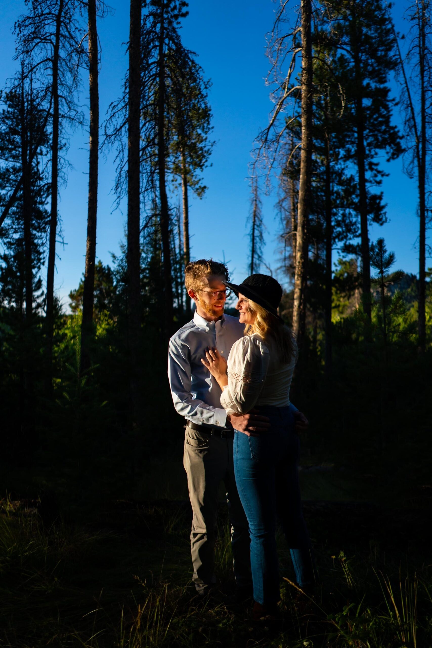 Engaged couple takes engagement photos during golden hour in the fall at Meyer Ranch Park, Colorado, Engagement Session, Engagement Photos, Engagement Photos Inspiration, Engagement Photography, Engagement Photographer, Meyer Ranch Park, Morrison Engagement Photos, Morrison engagement photos, Morrison engagement photographer, Colorado engagement photos, Colorado engagement photography, Colorado engagement photographer, Colorado engagement inspiration