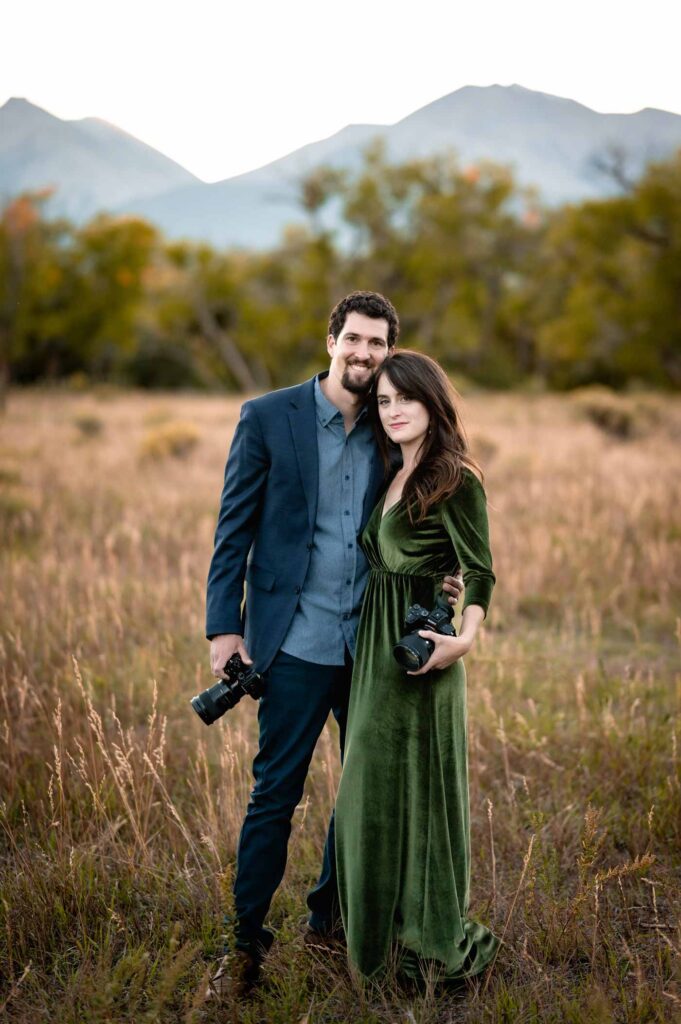Husband and wife Colorado Wedding Photographers