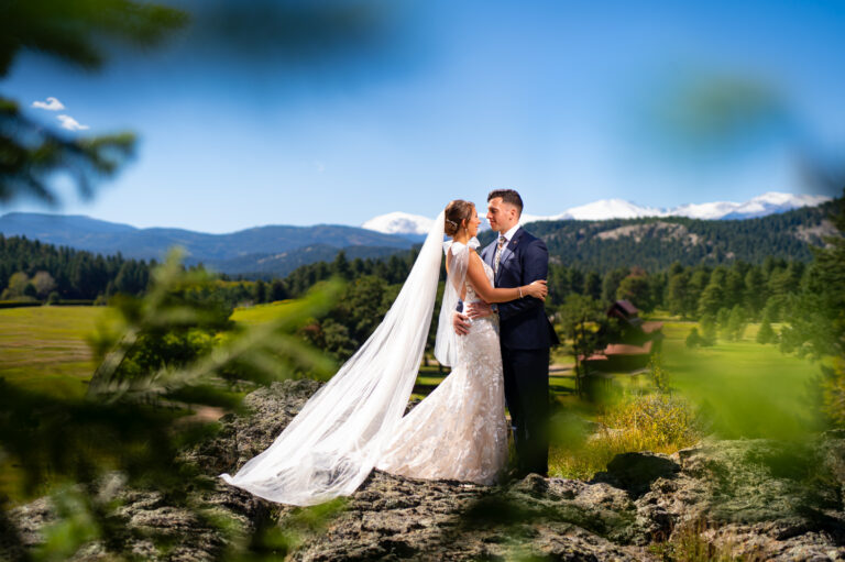 Fall Evergreen Lake House Wedding in the Colorado Mountains