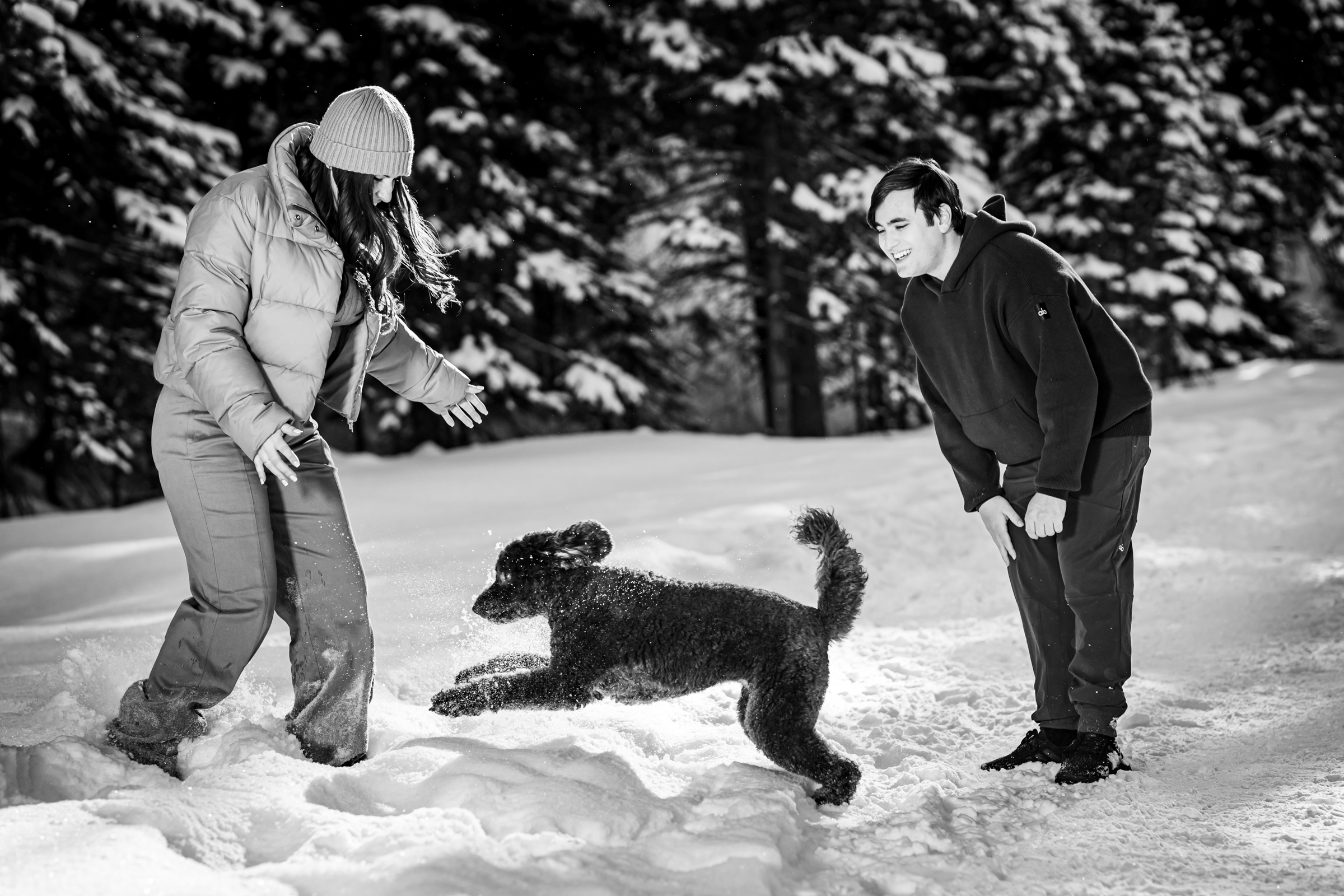 Winter Breckenridge Engagement Photos at Boreas Pass in Summit County