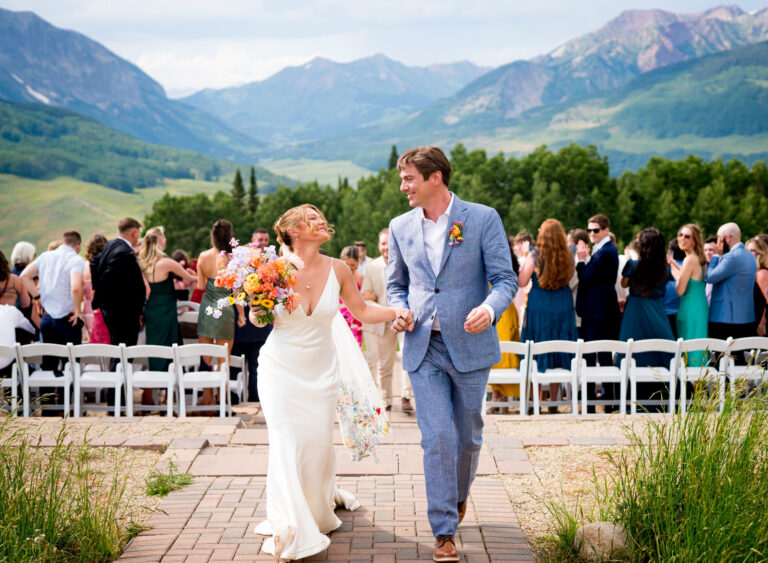 Crested Butte Mountain Resort Wedding in Wildflowers at Ten Peaks