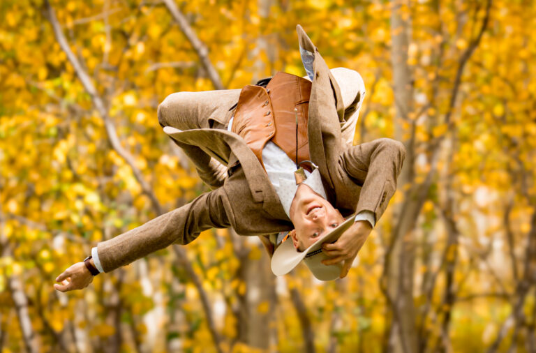 T Lazy 7 Wedding in Aspen Colorado during peak fall season