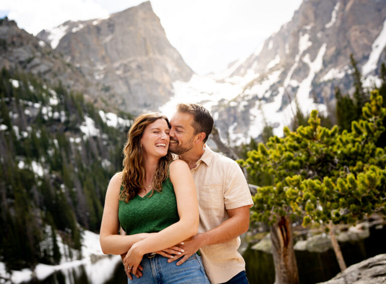 Dream Lake Engagement Photos RMNP